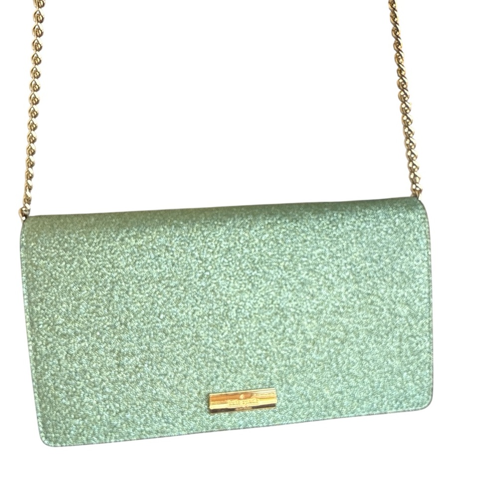 Kate Spade Kenzie Glitter Crossbody Clutch NWT - Picture 3 of 6